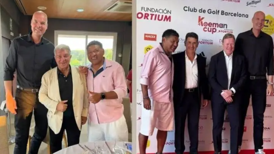 拉波尔塔&罗纳德-科曼共进晚餐